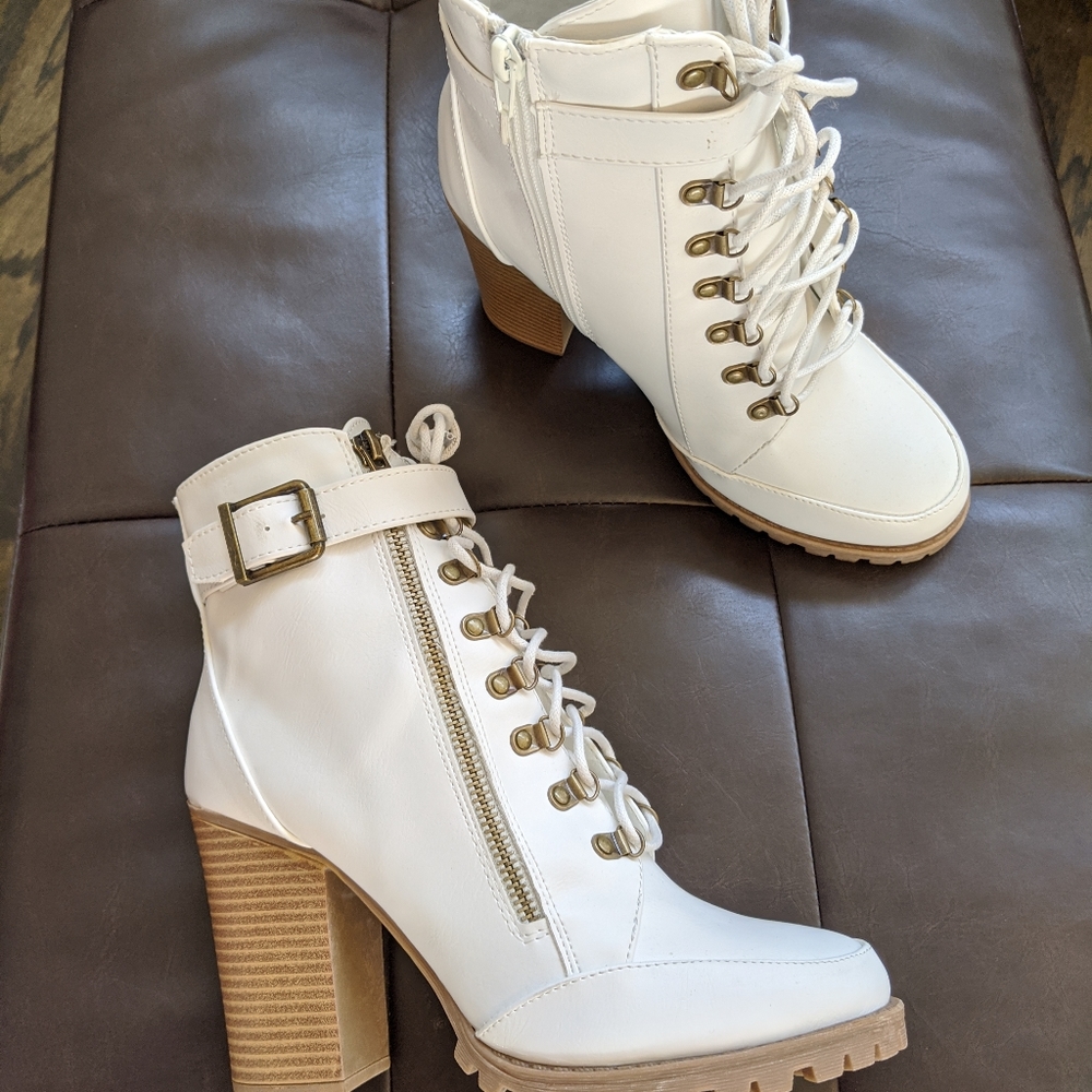 White boots